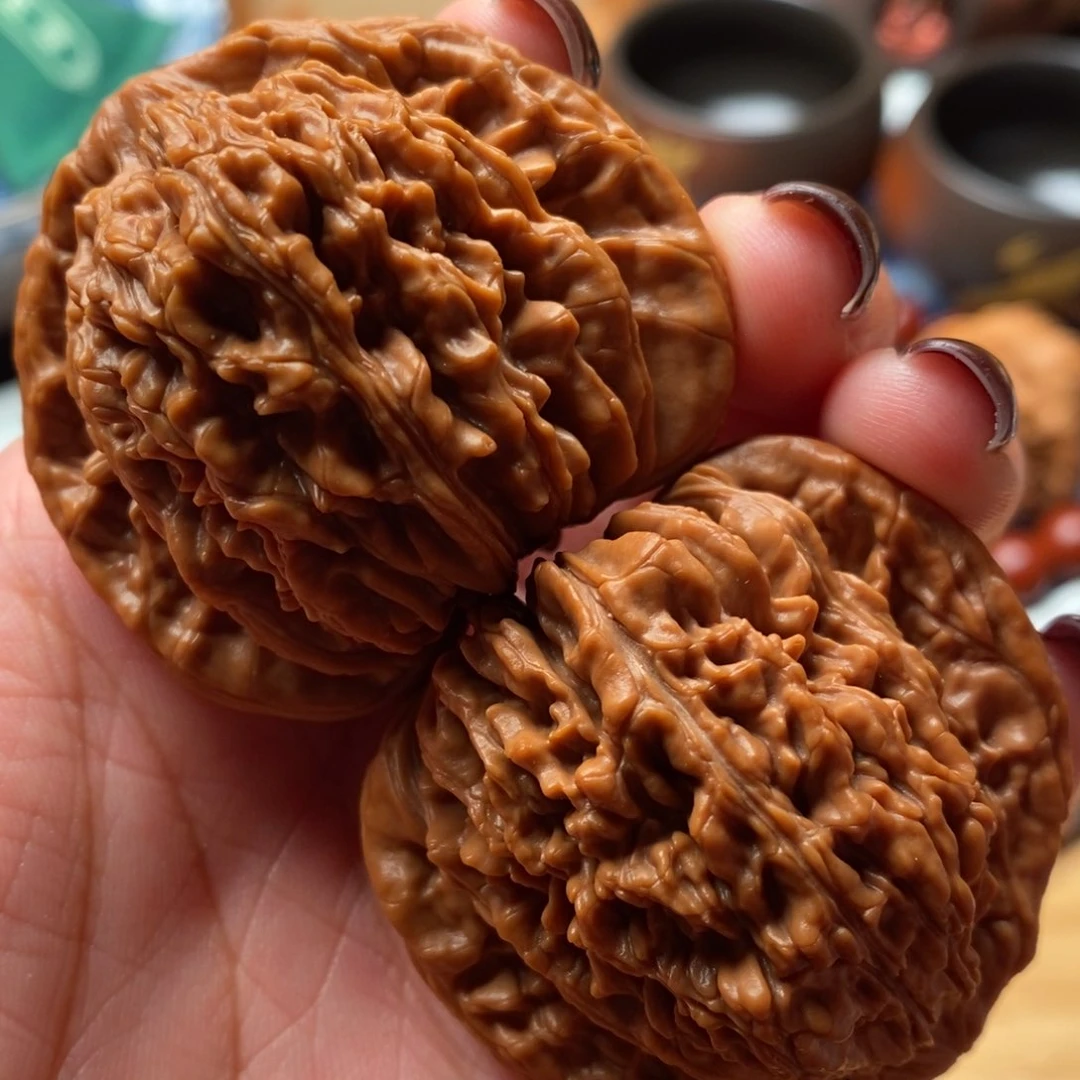 把件文玩核桃46尺全品篓子