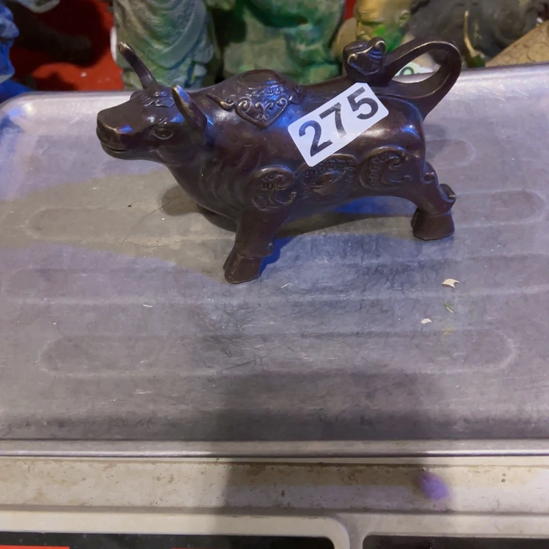 黄铜摆件，文房摆件