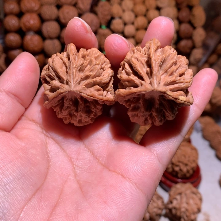 核桃手串/手链练手三棱带黄