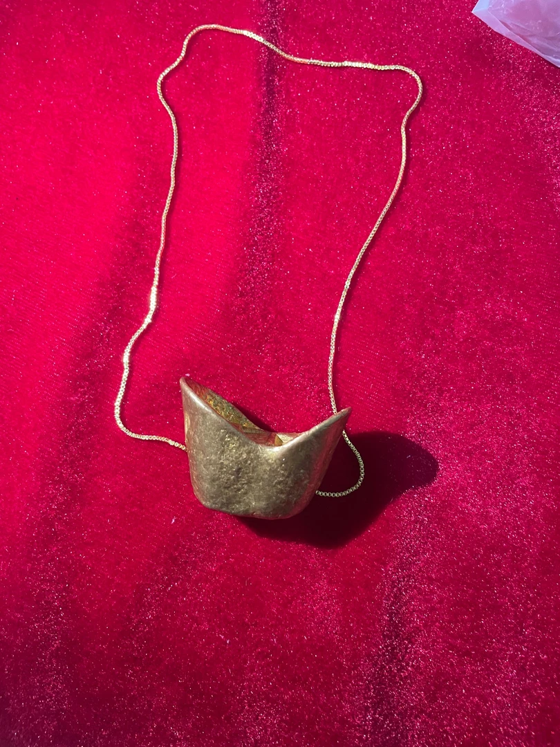 SL2118浪漫时光  精工元宝块状项链