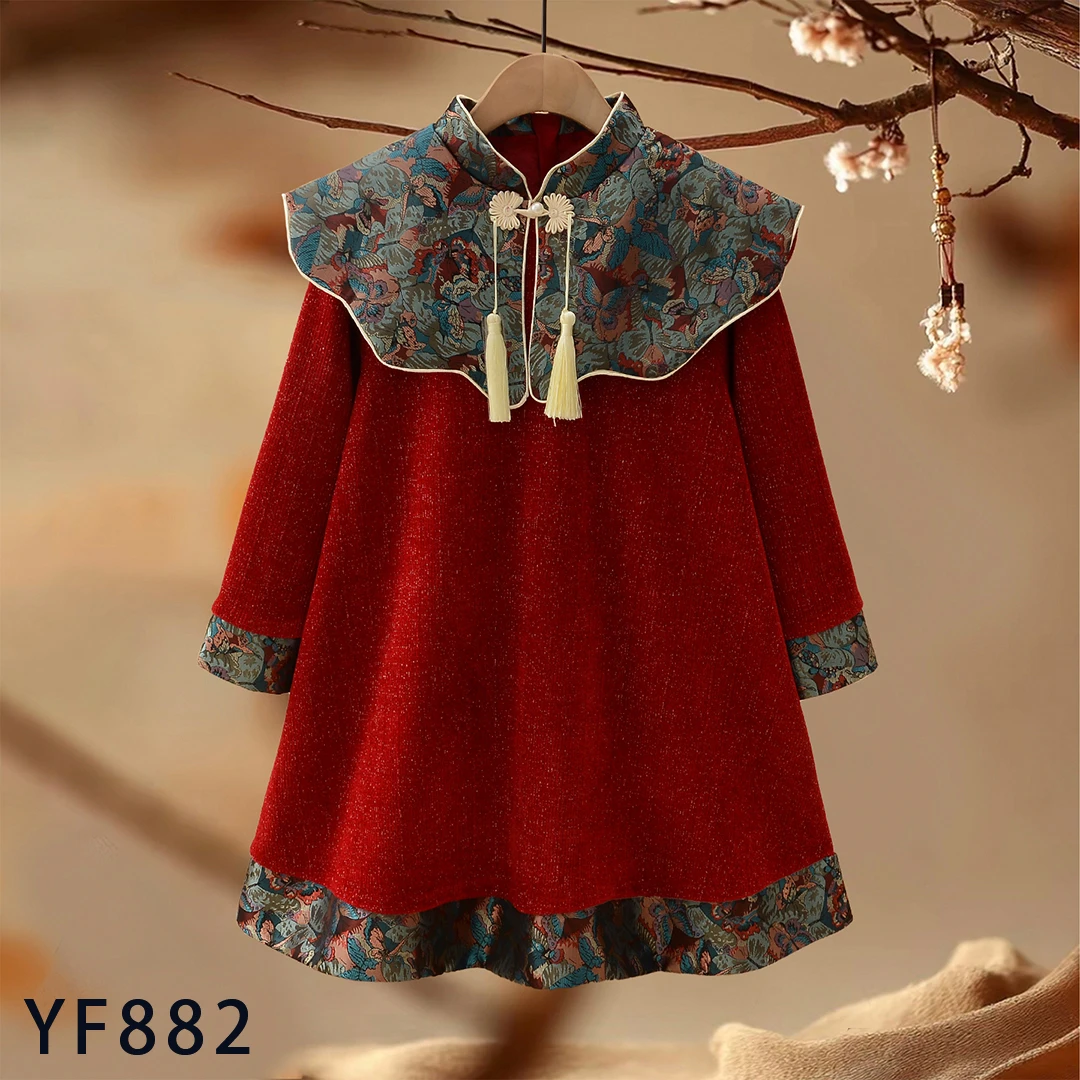 国风儿童连衣裙YF882