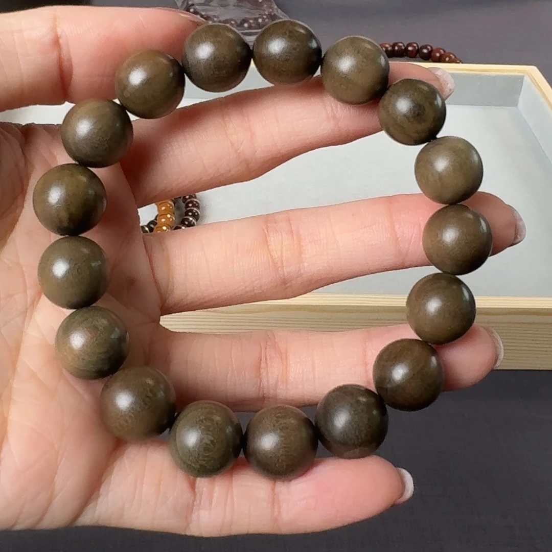 檀香木手串/手链阴沉老山檀12mm