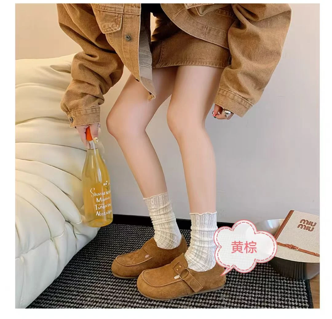 61款圆头平底舒适单鞋