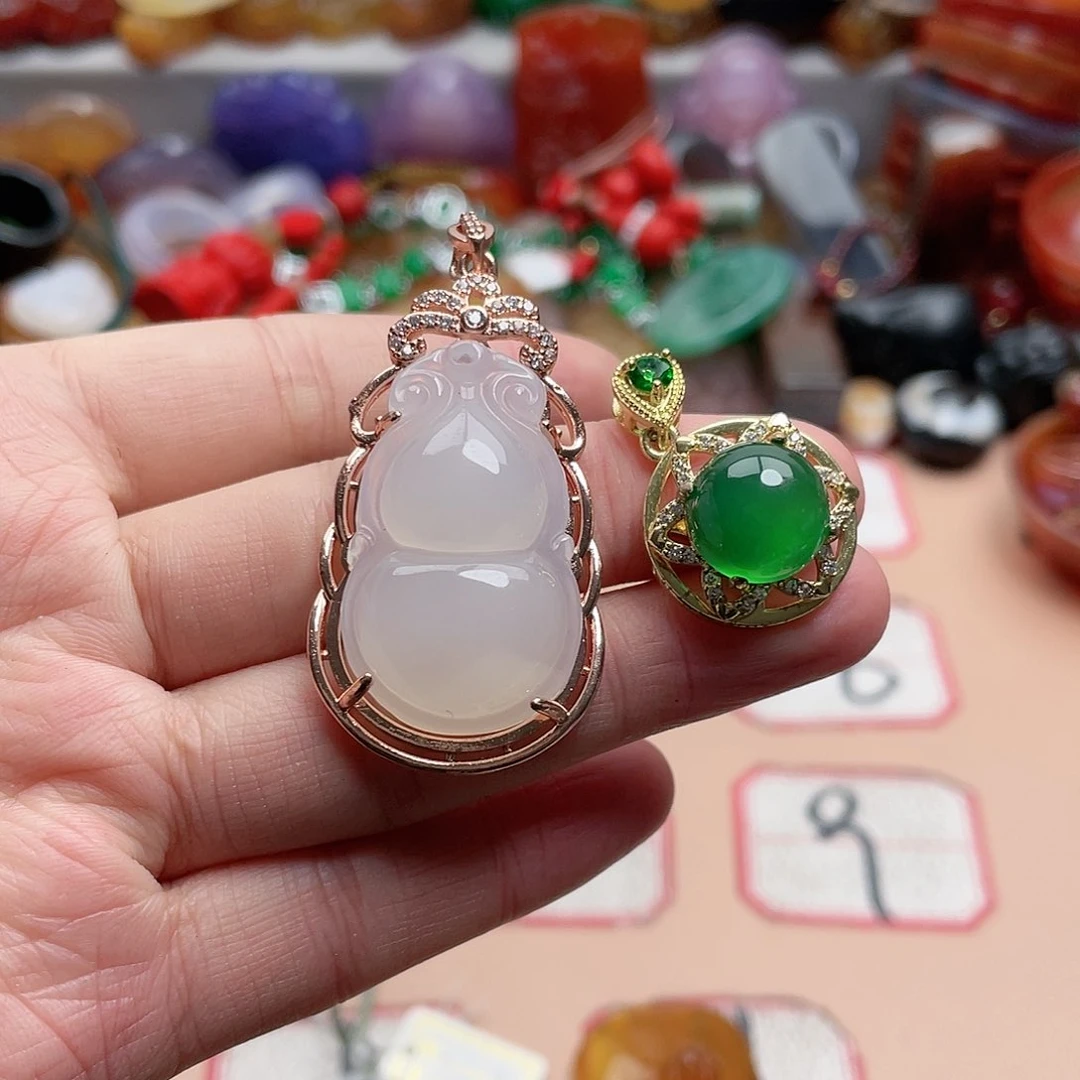 玛瑙/玉髓颈饰合金?****?