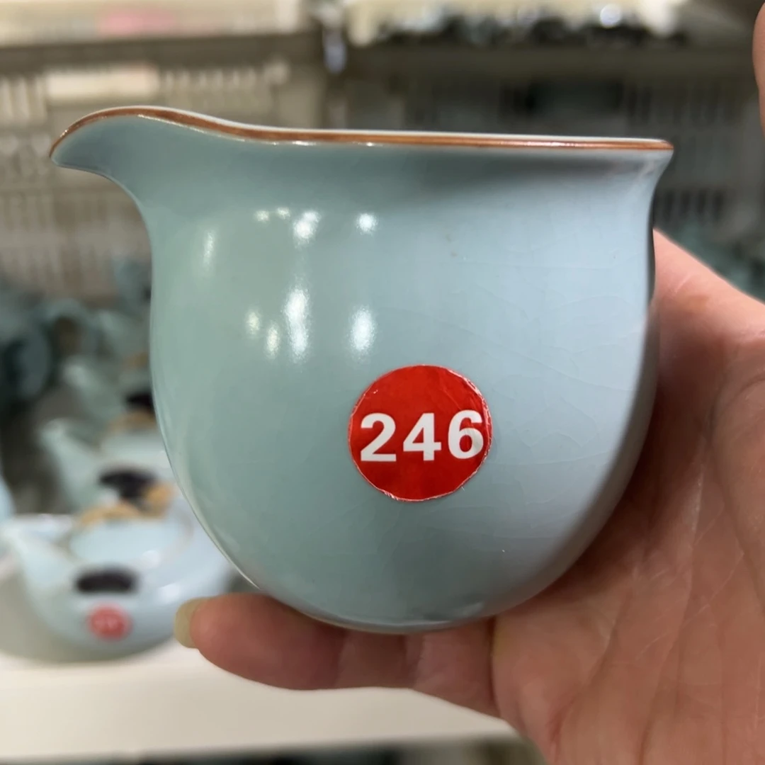 微瑕陶瓷茶壶茶杯家用