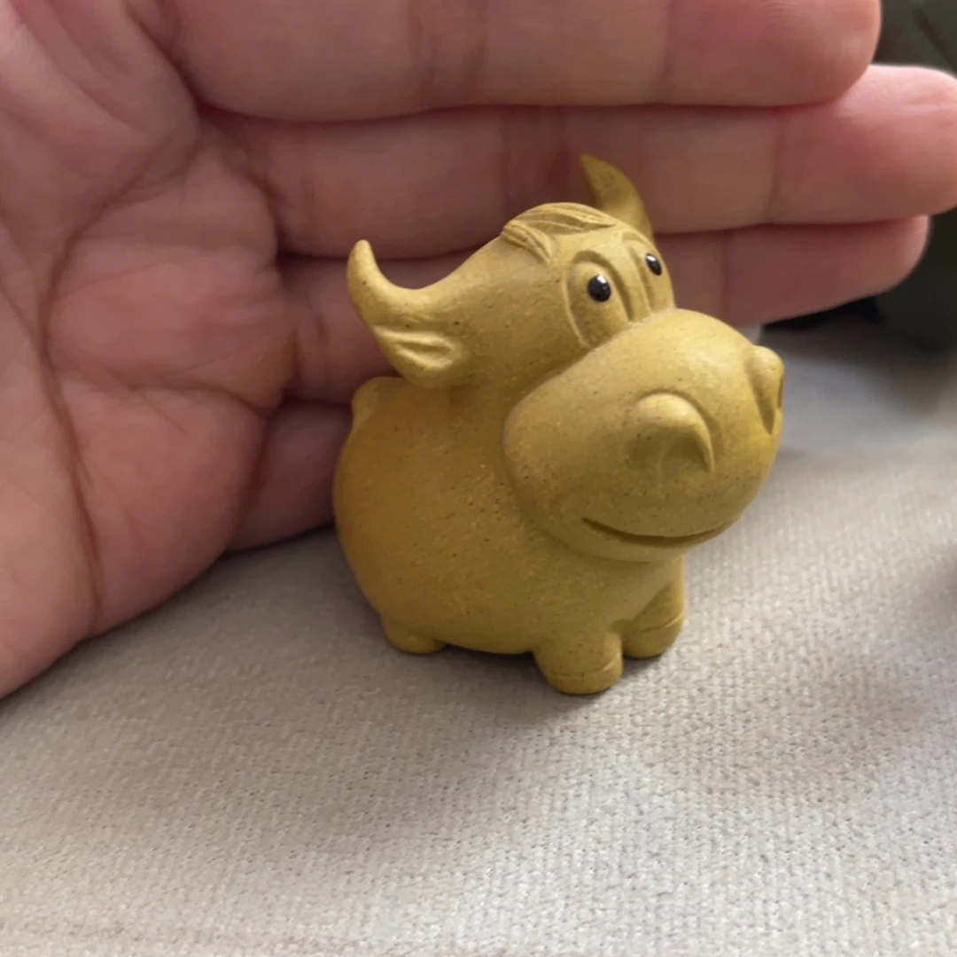 【闪购商品】紫砂茶宠麦*乐紫砂小牛