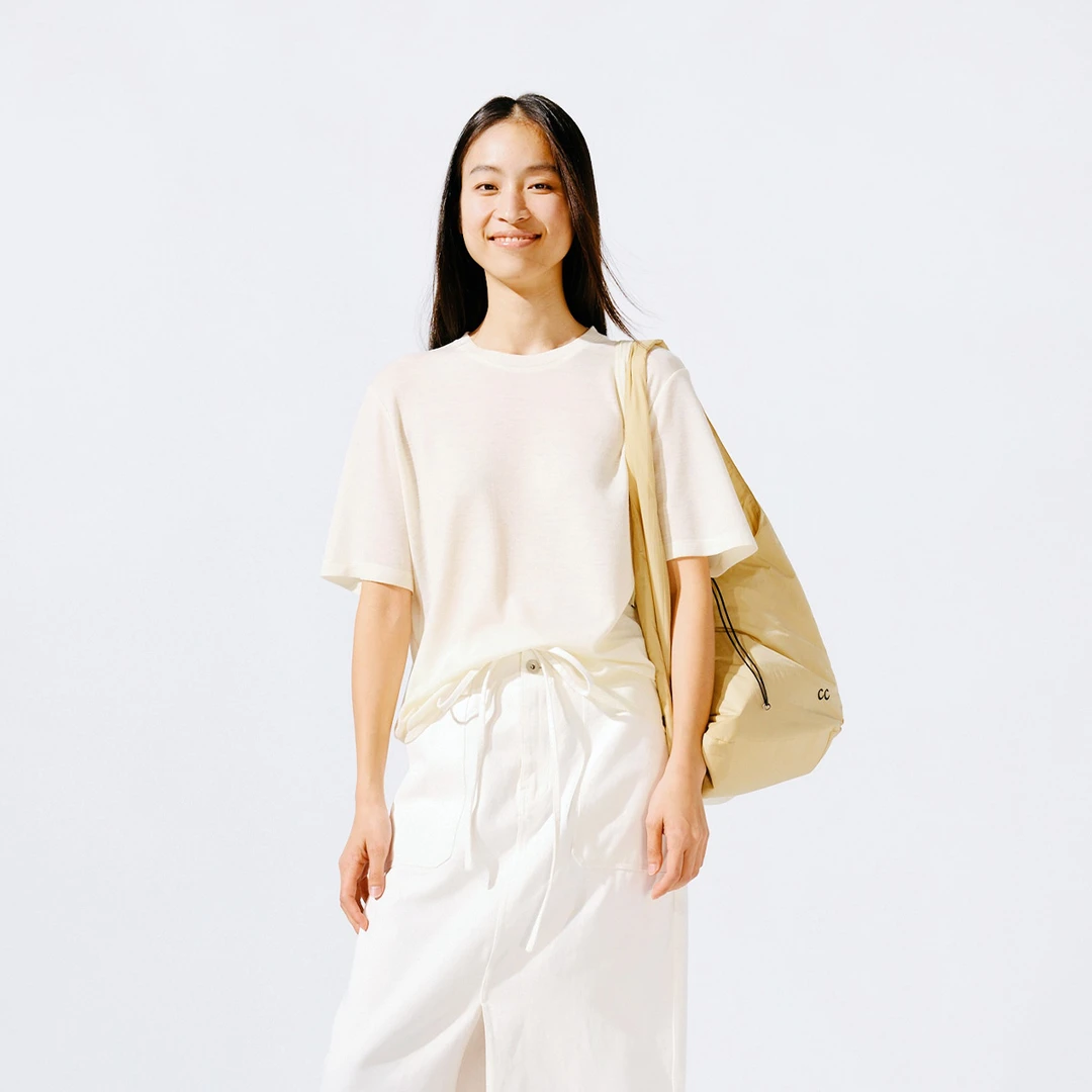 COMMXN设计师品牌超柔羊毛廓形T恤DSC买手店DY5C17003