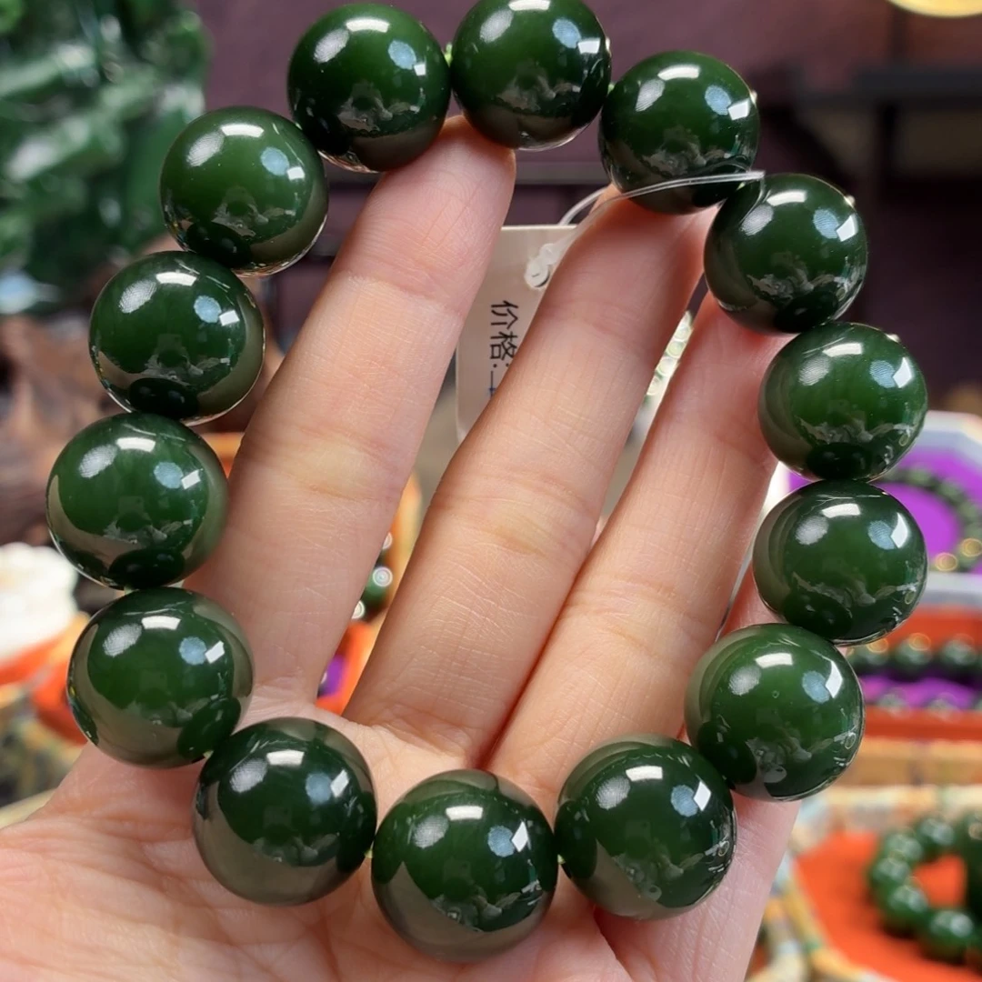 和田玉（碧玉）未镶嵌手串