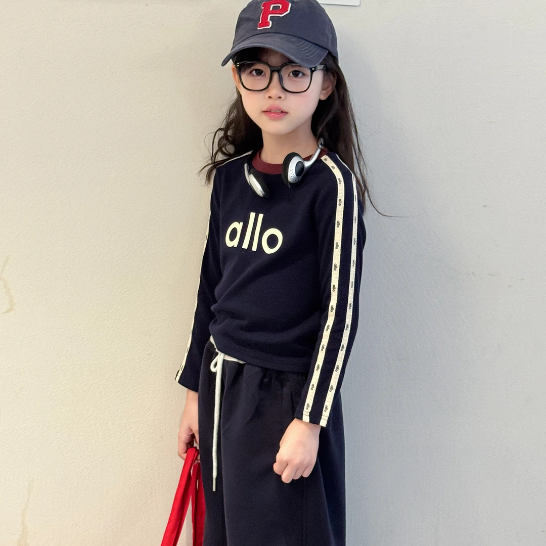 女童秋装套装2025新款儿童秋季时尚韩版穿搭大童女孩秋季两件套潮