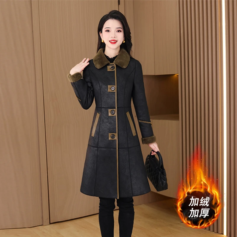 【现货】23870梦晚冬季优雅新款气质时尚大气减龄保暖毛呢外套
