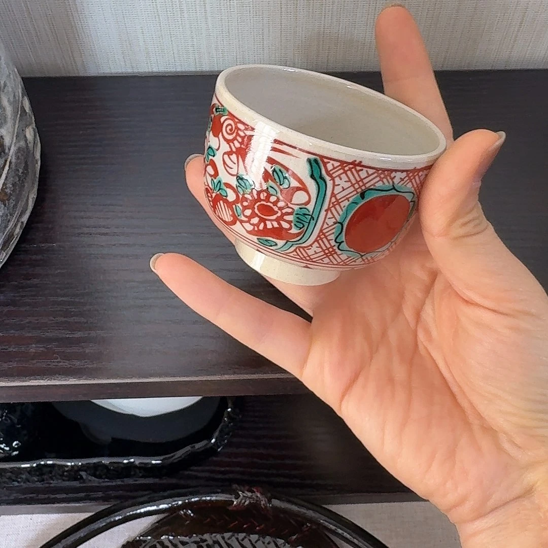 9***家赤绘茶杯啊啊啊啊啊