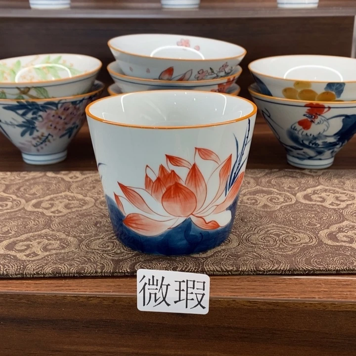 釉下老陶泥手工绘制