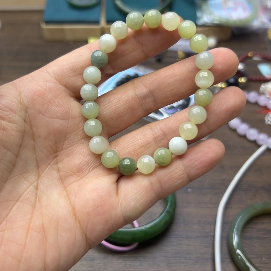 和田玉未镶嵌手链599