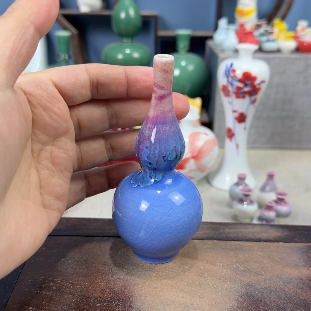 陶瓷手工小花器摆件