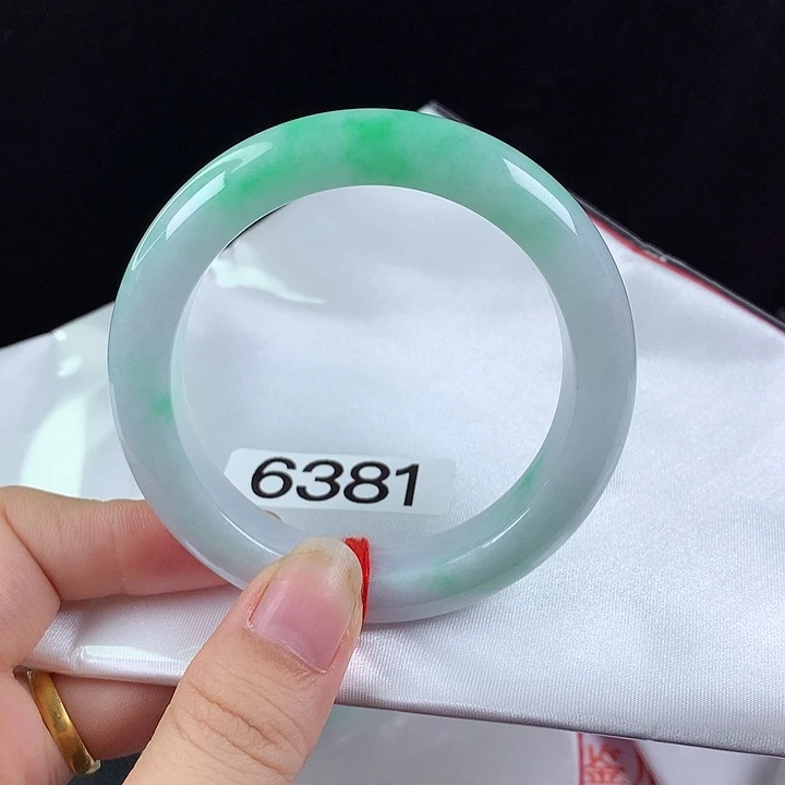 未镶嵌手镯翡翠55圈