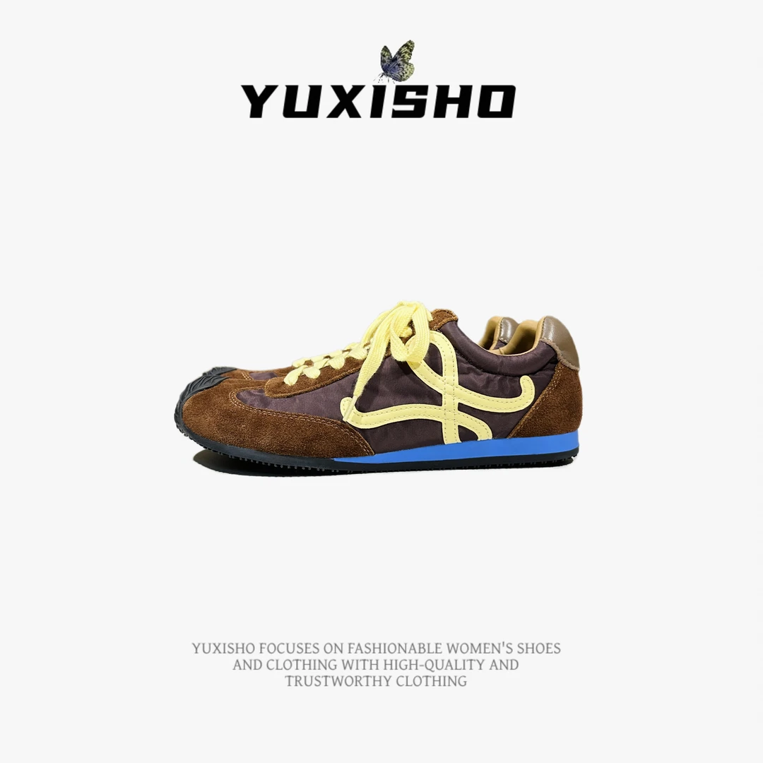 语汐｜YUXISHO欧若风运动鞋女平底歪头阿甘鞋时尚百搭潮鞋低帮