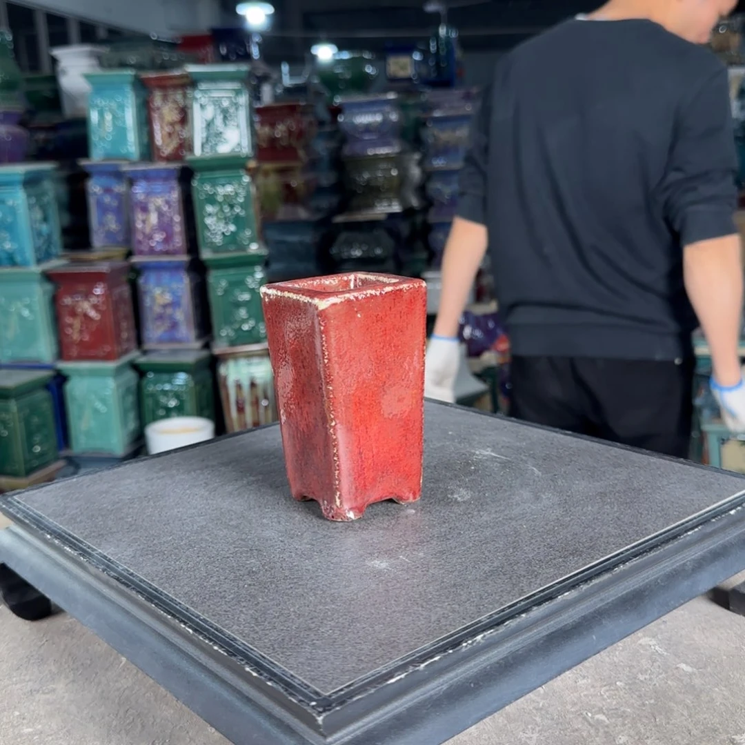 一风堂石湾花盆。微瑕