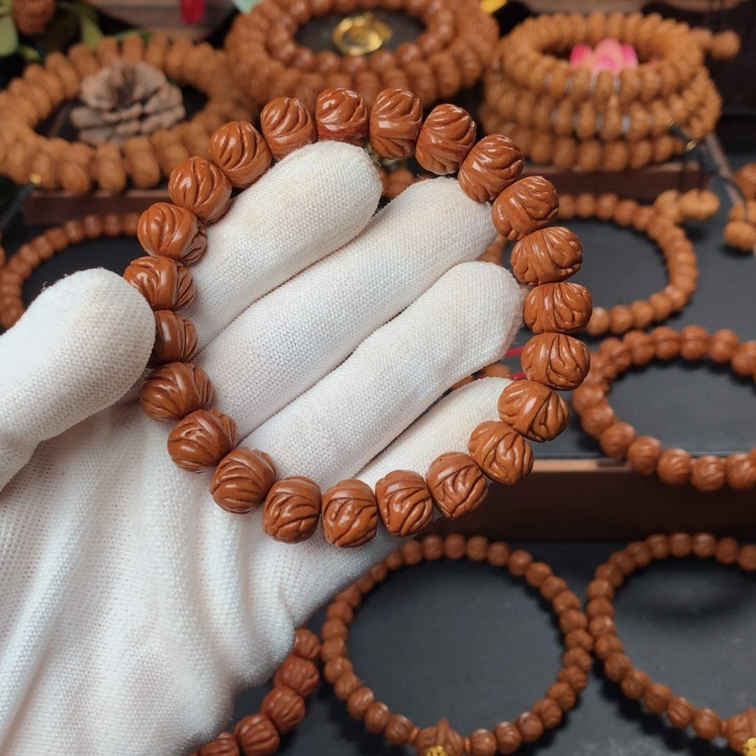 桃核吊坠虎13双脊龙单圈