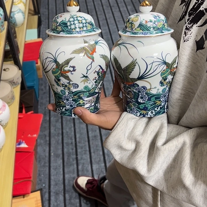 茶叶罐陶瓷家用储物罐瑕疵福利品介意勿拍