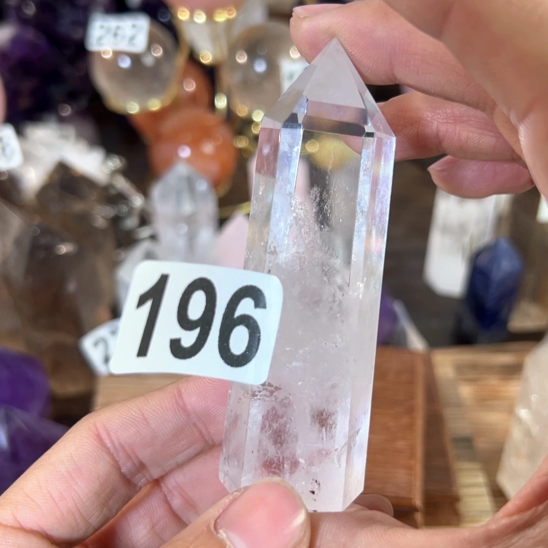 水晶天然水晶，默认微瑕未镶嵌青**漪