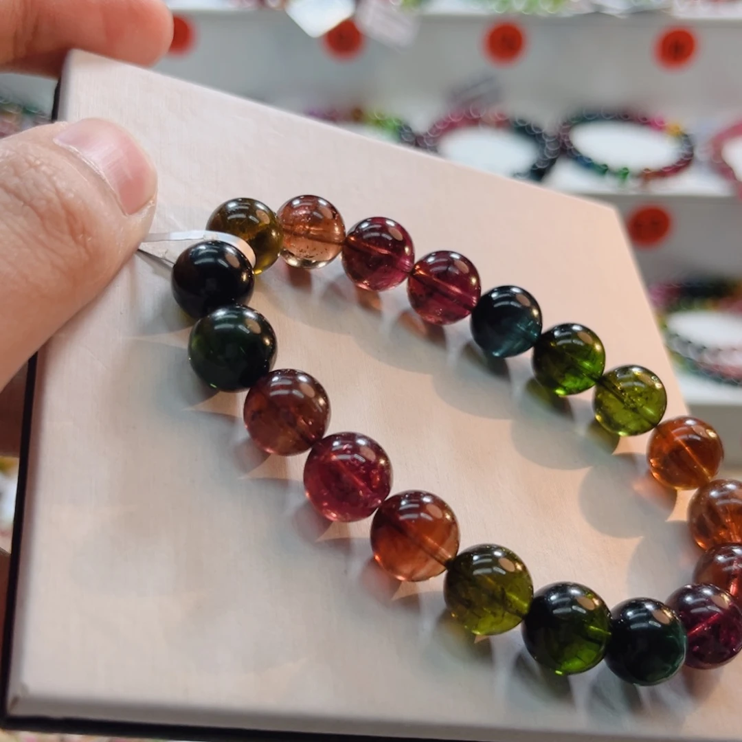 碧玺未镶嵌手链碧玺