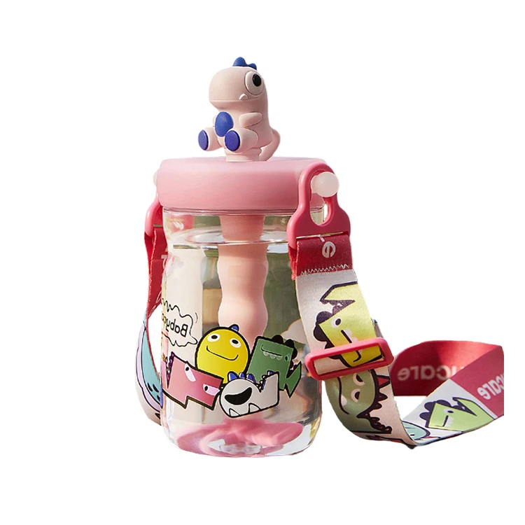 Babycare霸王龙托比吸管水杯500ml-莱特玫
