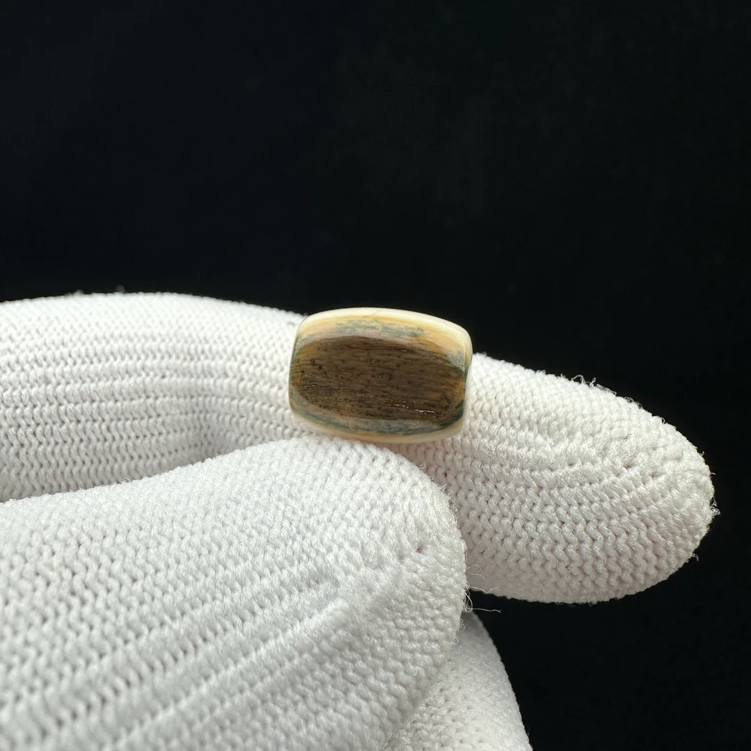 G1282天然猛犸 蓝眼睛桶珠10x13.4mm一物一图支持鉴定假一罚十