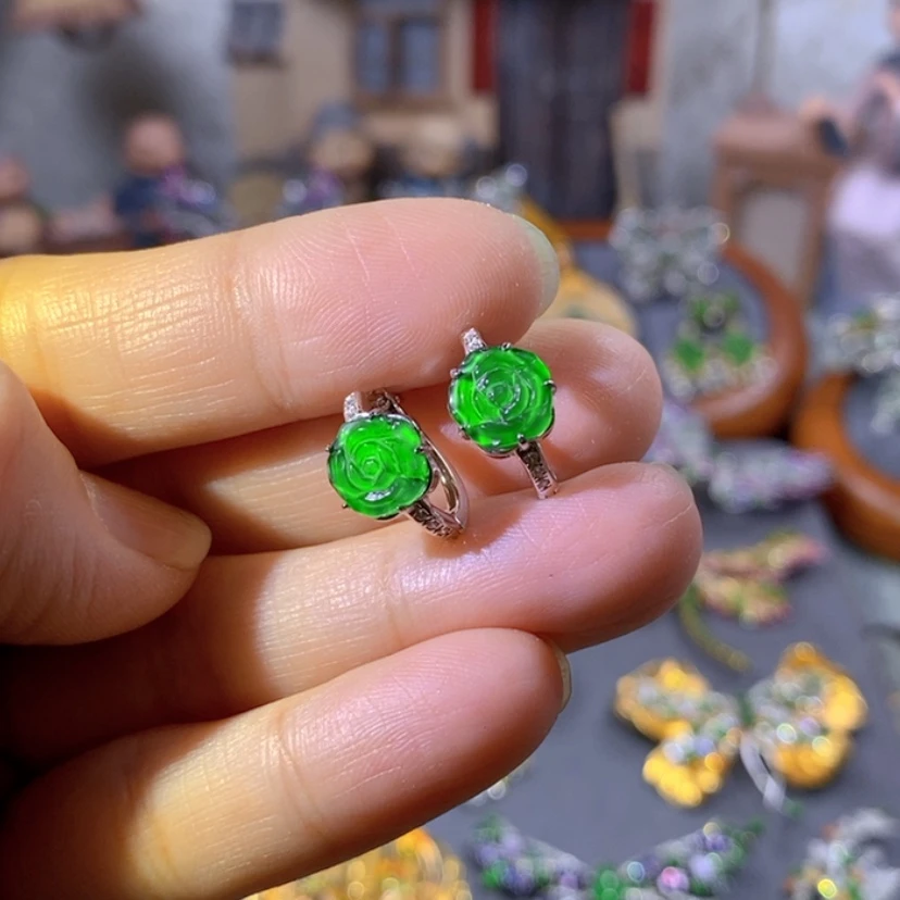 【闪购商品】银S925镶嵌挂件翡翠