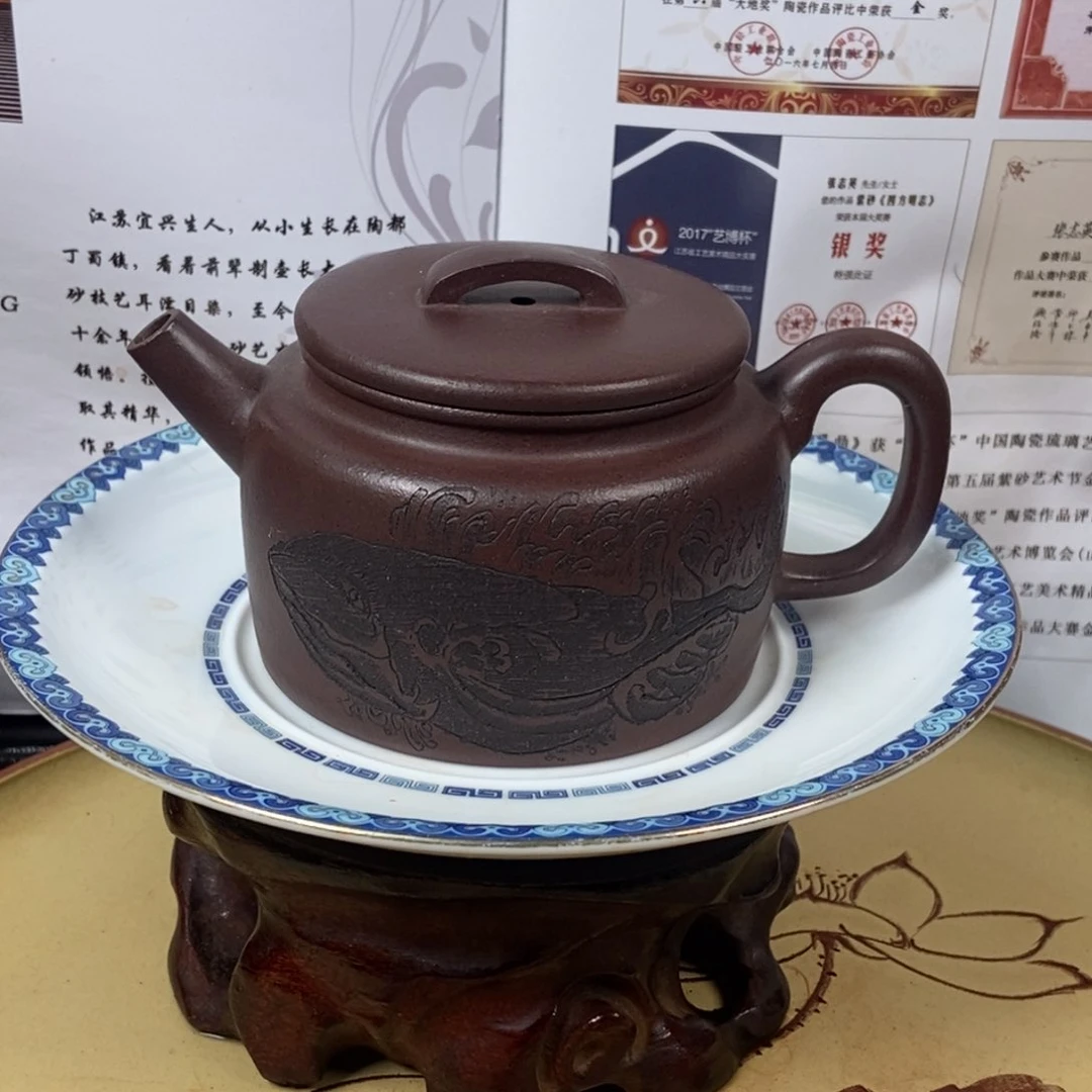 紫砂茶壶170容量宜兴紫砂壶