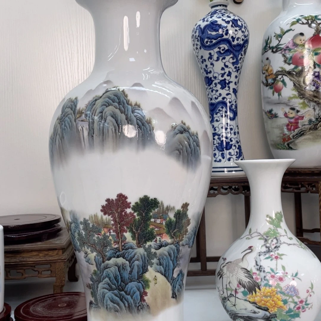 摆件景德镇陶瓷现代工艺品摆件