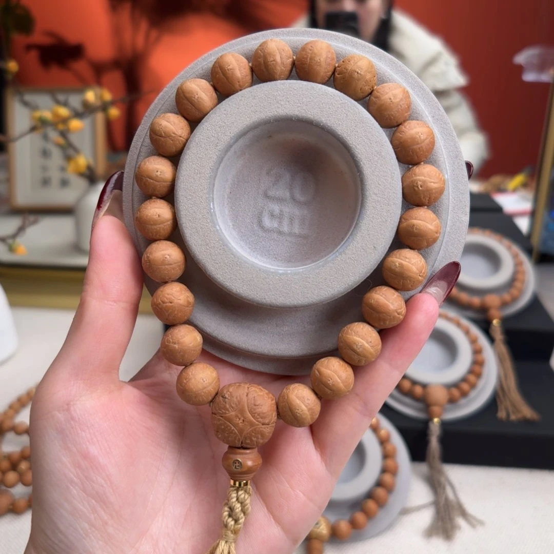 凤眼菩提手串12.5mm铁籽单圈素串货头新籽