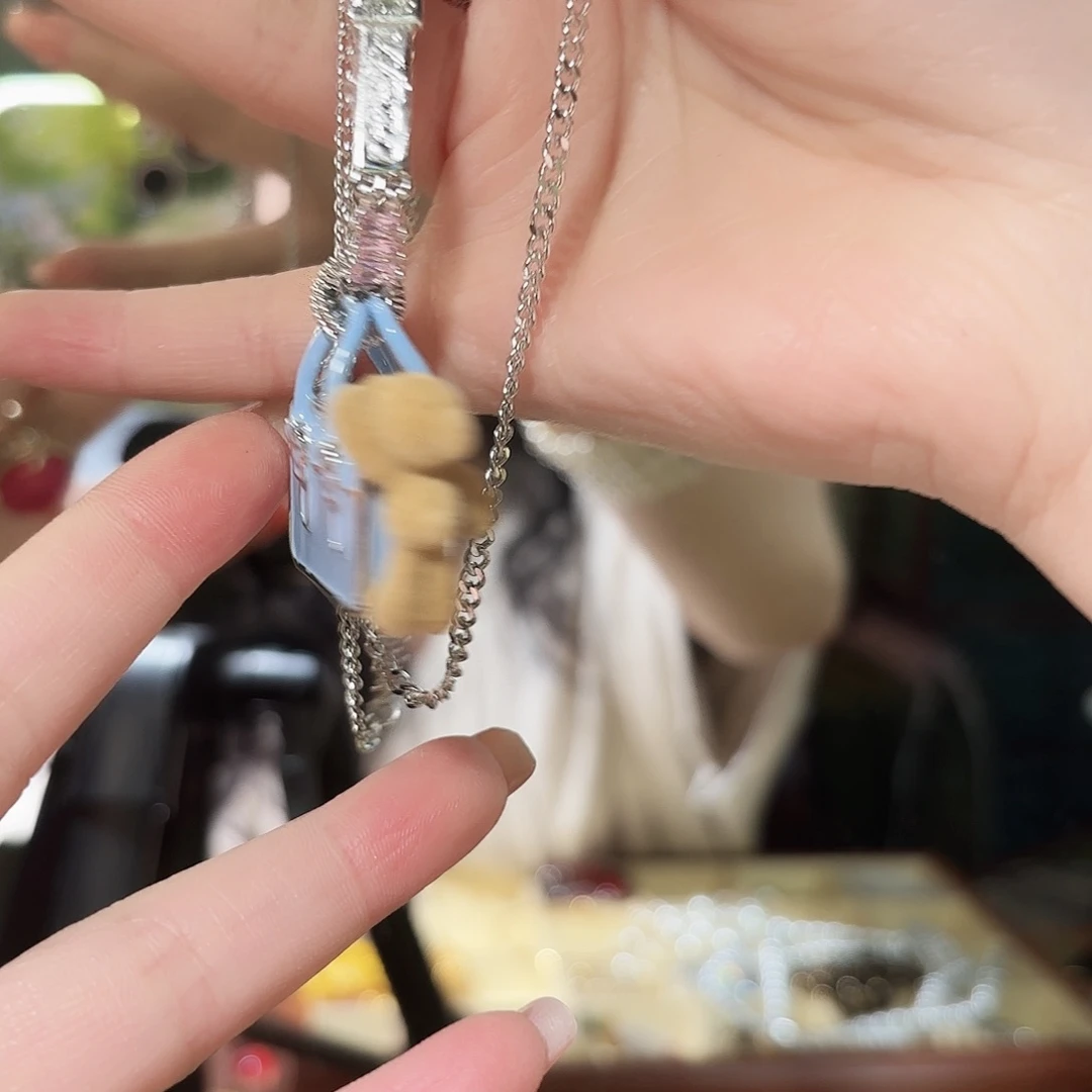 琉璃纯铜合金项链