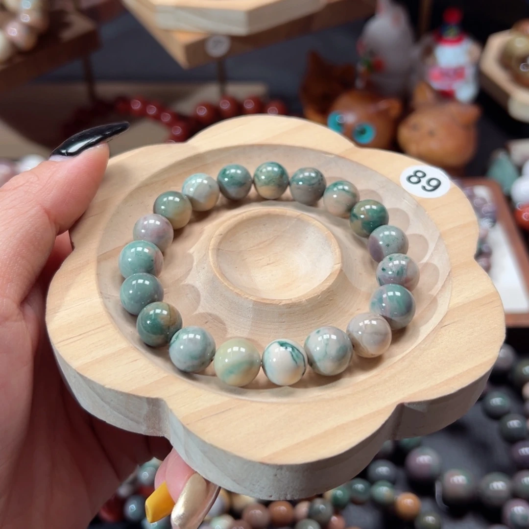 鱼***鱼石英质玉手链未镶嵌0000