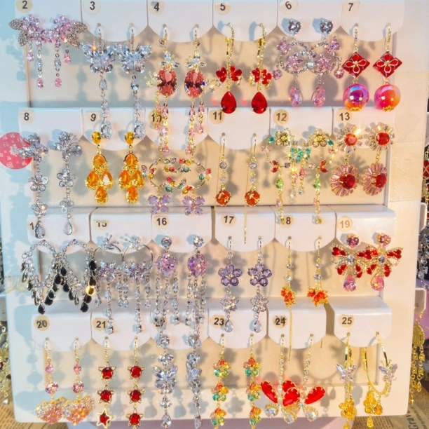 铜合金耳饰 耳钉耳饰古风ins小众百搭高级饰品国风复古时髦超仙