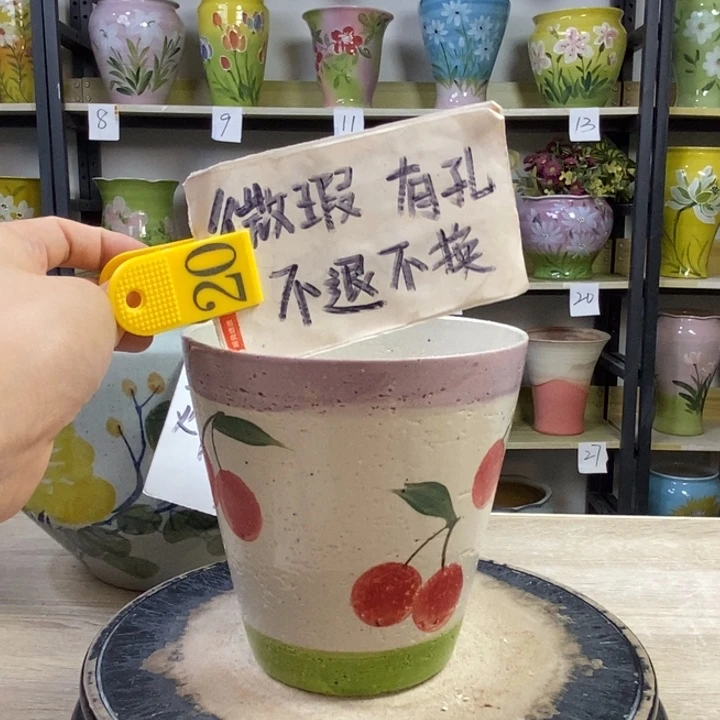景德镇高温陶瓷花盆