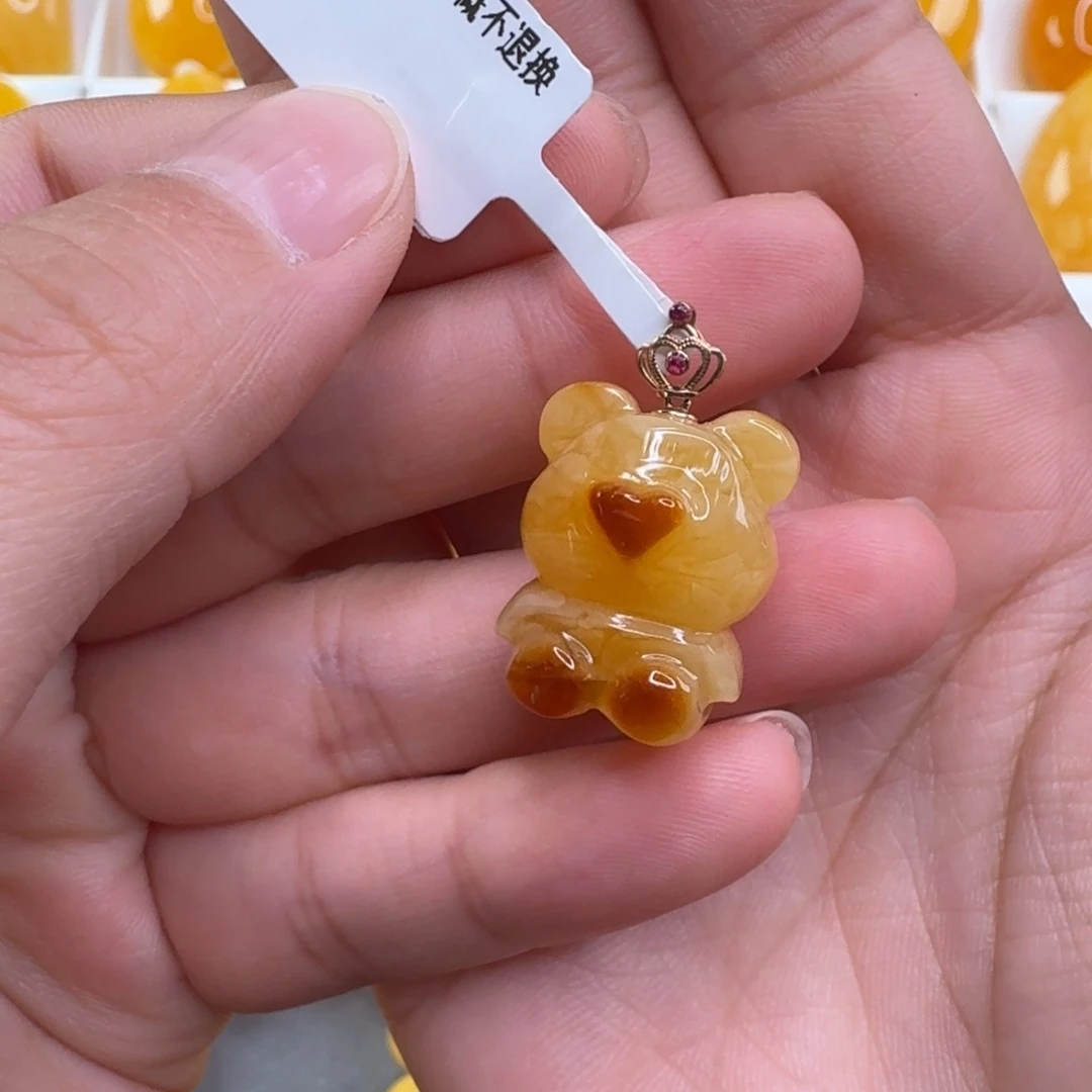 蜜蜡毛衣链未镶嵌