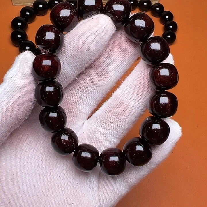 小叶紫檀手串/手链小叶紫檀1.3/1.4颗单圈