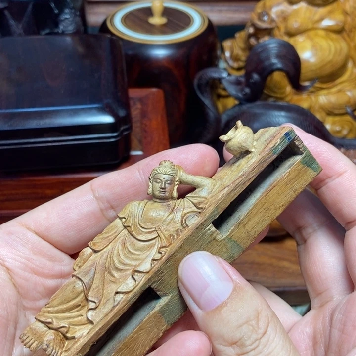 黄花梨/降香黄檀年艺卧佛