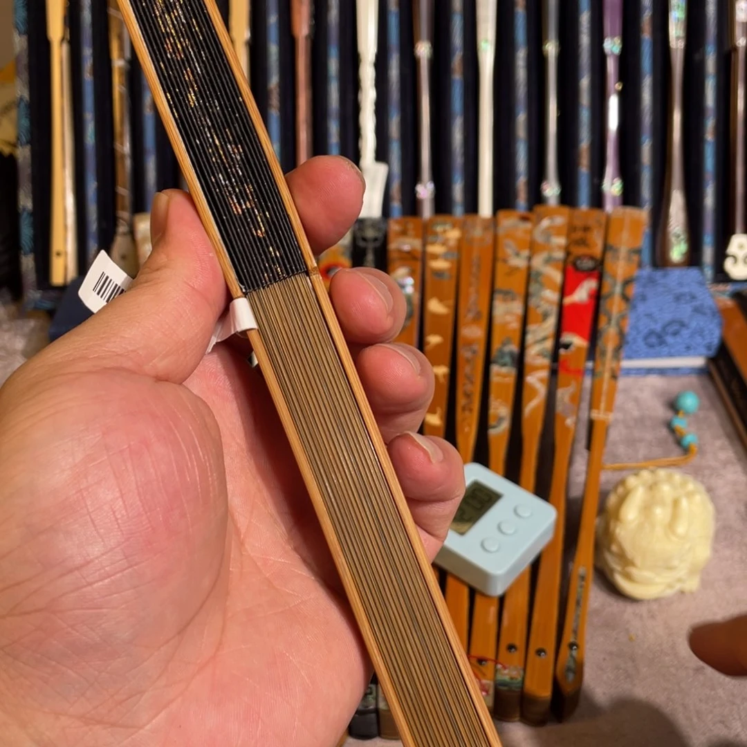 扇子手工制作工艺精湛