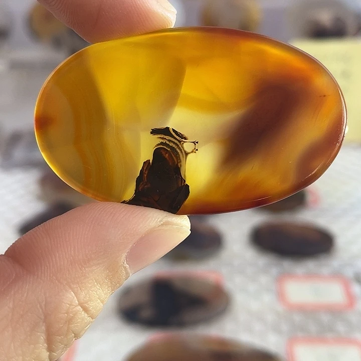 玛瑙/玉髓合金颈饰