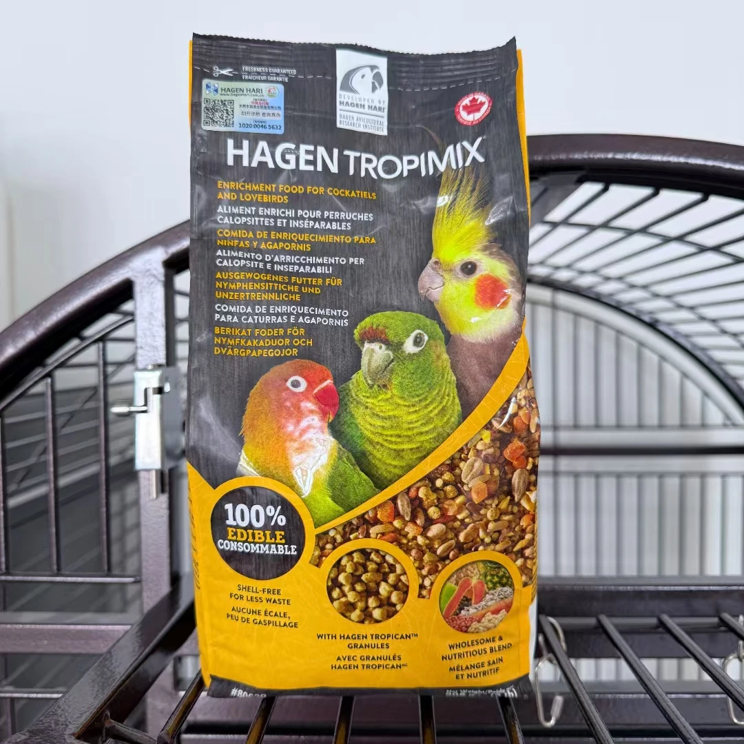 哈根哈利HagenHari Tropmix小到中大型鹦鹉无壳蔬果混合粮