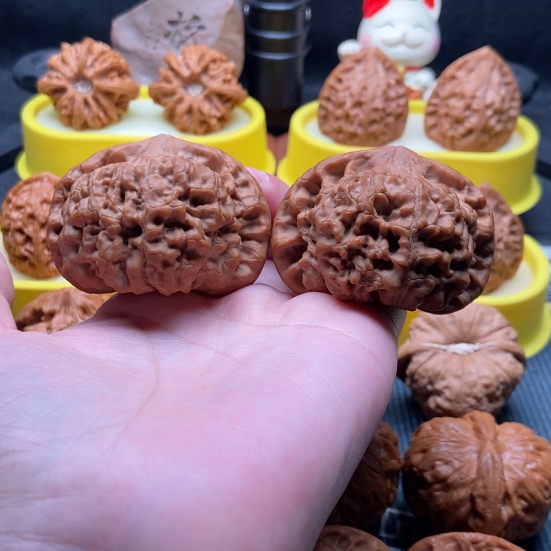 吊坠文玩核桃矮桩官帽