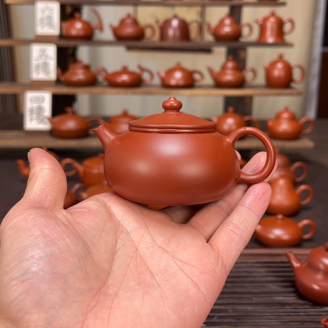 周***可紫砂茶壶精工寒江120cv