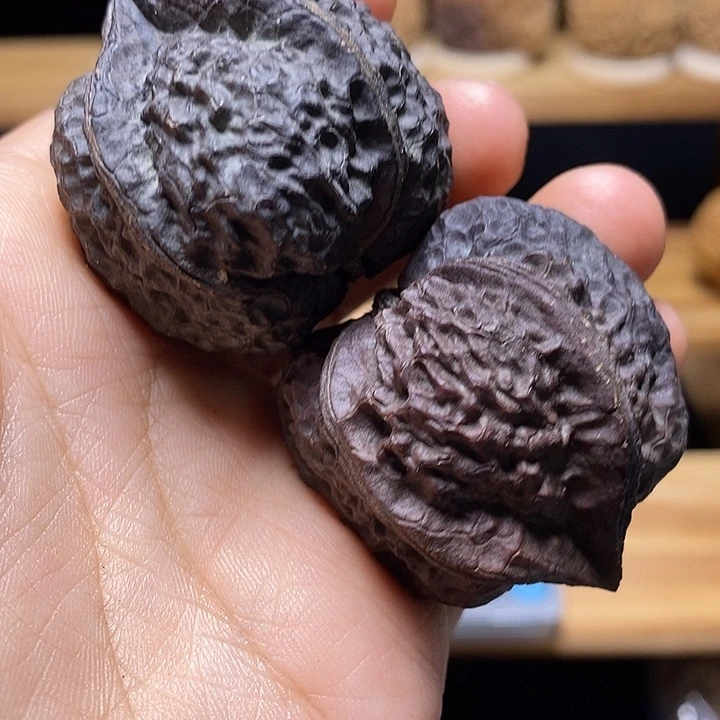 追***芒吊坠文玩核桃佛肚39