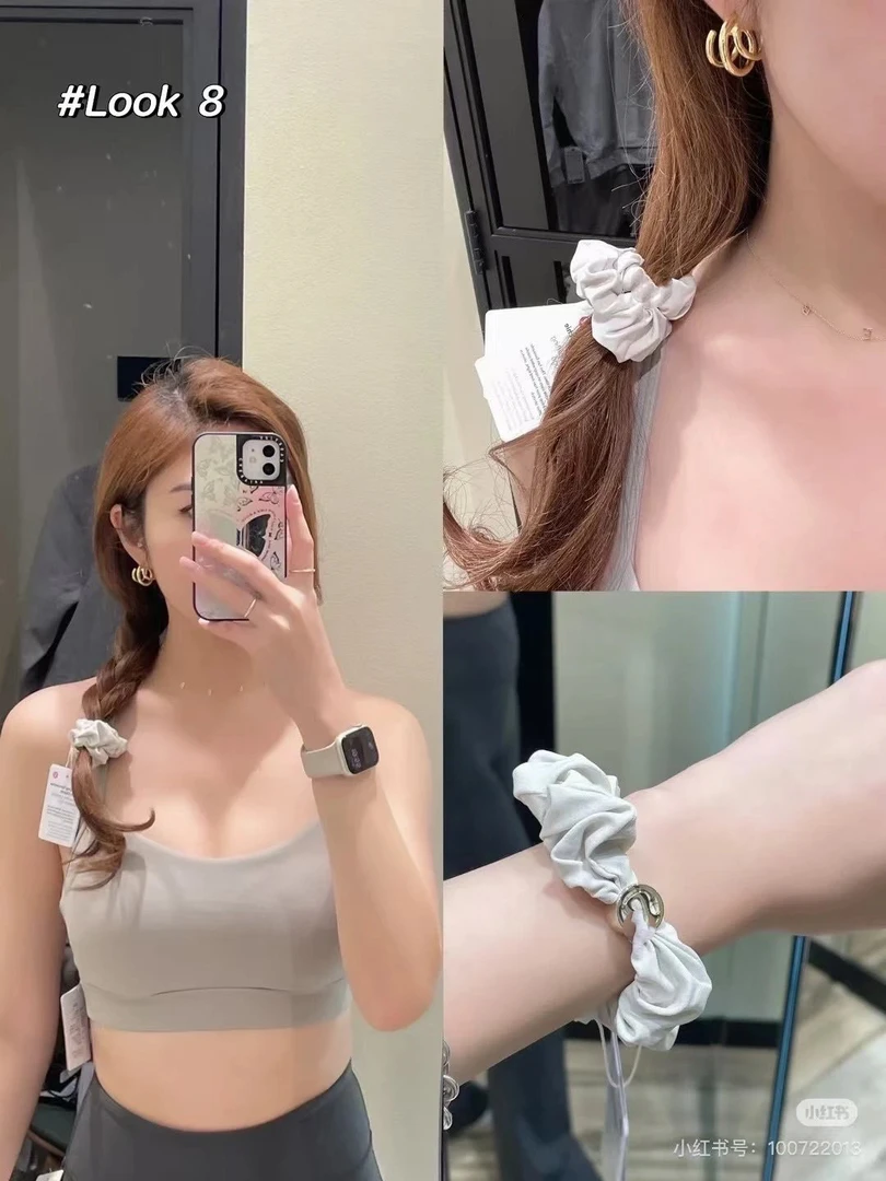 露 发圈T恤 扎发还是当手绳戴都超级吸睛！