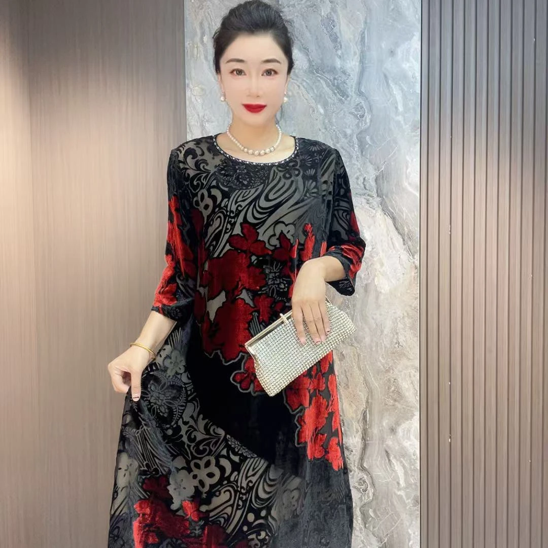 桑蚕丝连衣裙43A2110