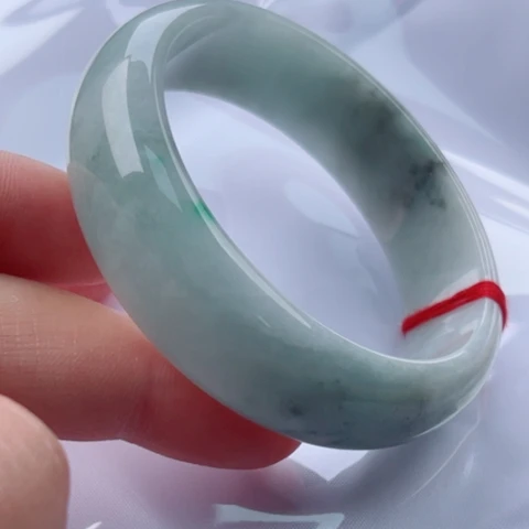 翡翠手镯未镶嵌正58(48小时鉴赏期微瑕)