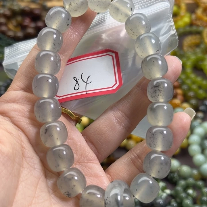 蛇纹石玉未镶嵌手链