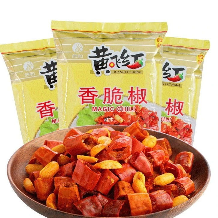 黄飞红308g香辣过瘾酥脆可口麻辣香酥花生米休闲零食下酒菜简装美