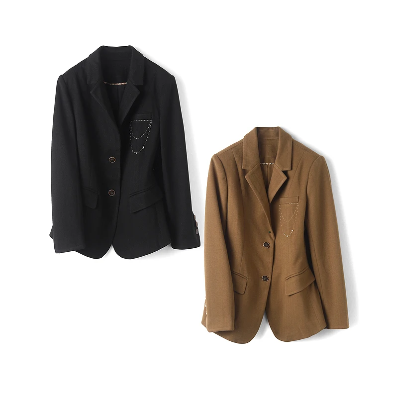 27027【韩系列】休闲修身通勤外套154W2451